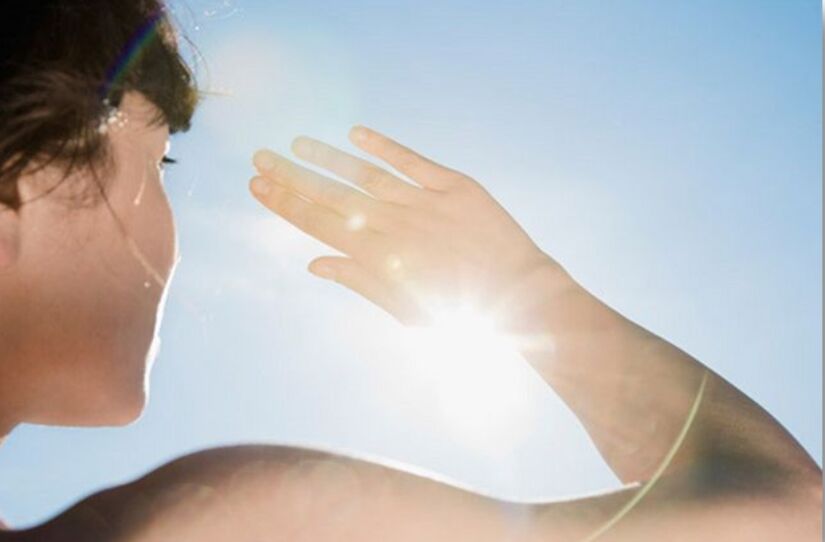 излагането на слънце на кожата ускорява стареенето на кожата