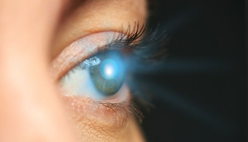 подмладяване на кожата около очите с лазер